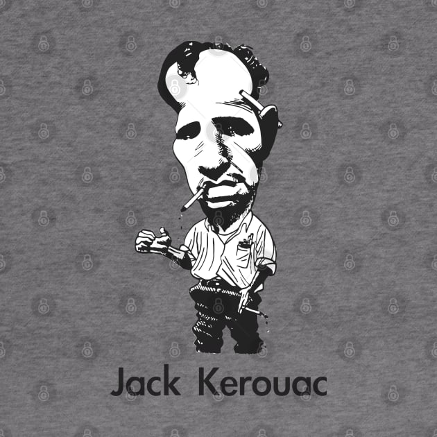 Jack Kerouac Smoking FanArt by darklordpug